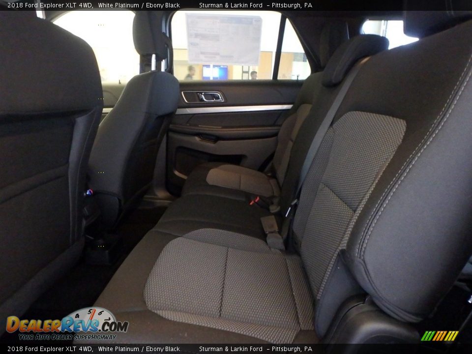 2018 Ford Explorer XLT 4WD White Platinum / Ebony Black Photo #7