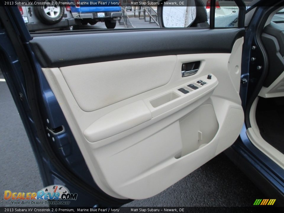 2013 Subaru XV Crosstrek 2.0 Premium Marine Blue Pearl / Ivory Photo #14