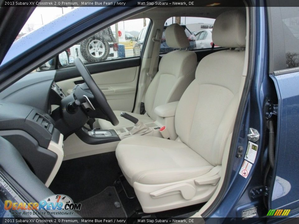 2013 Subaru XV Crosstrek 2.0 Premium Marine Blue Pearl / Ivory Photo #16