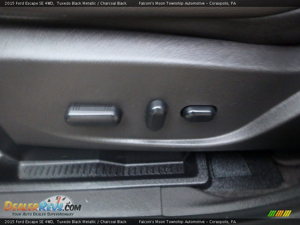 2015 Ford Escape SE 4WD Tuxedo Black Metallic / Charcoal Black Photo #20