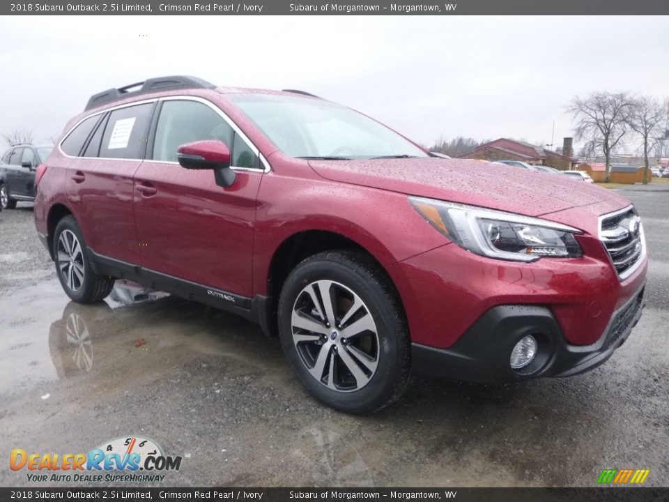 2018 Subaru Outback 2.5i Limited Crimson Red Pearl / Ivory Photo #1