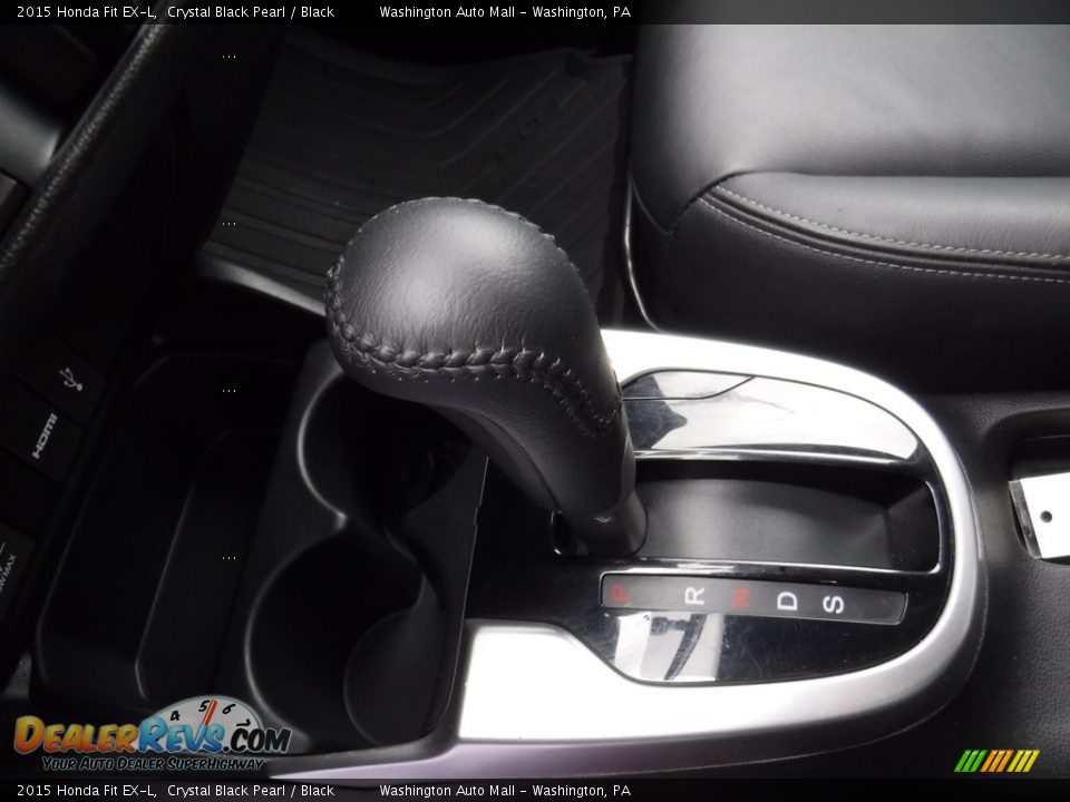 2015 Honda Fit EX-L Crystal Black Pearl / Black Photo #16