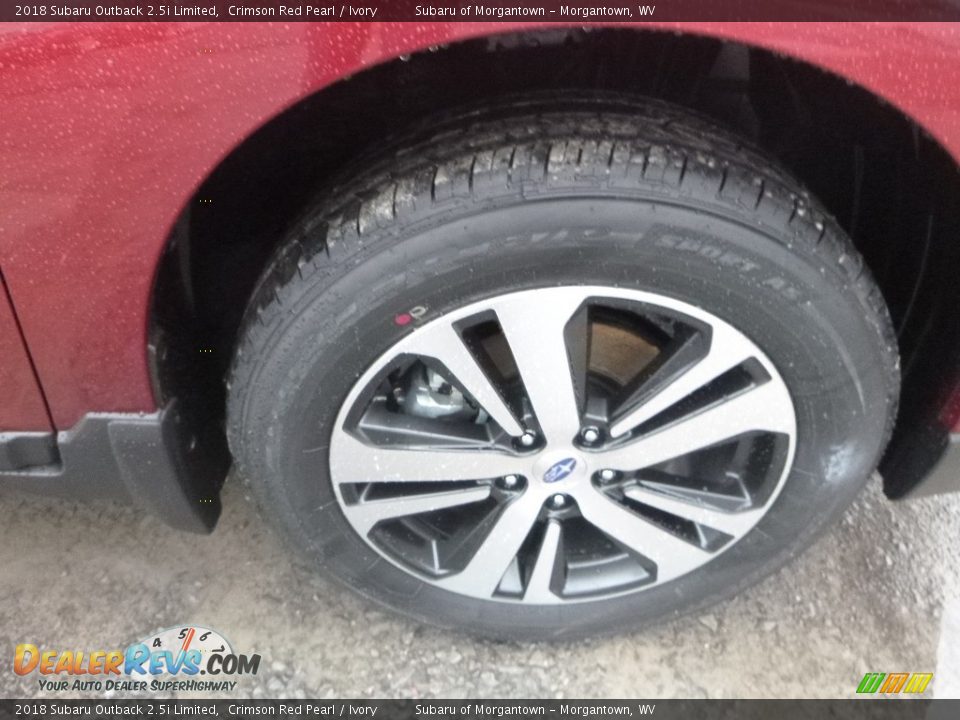 2018 Subaru Outback 2.5i Limited Crimson Red Pearl / Ivory Photo #10