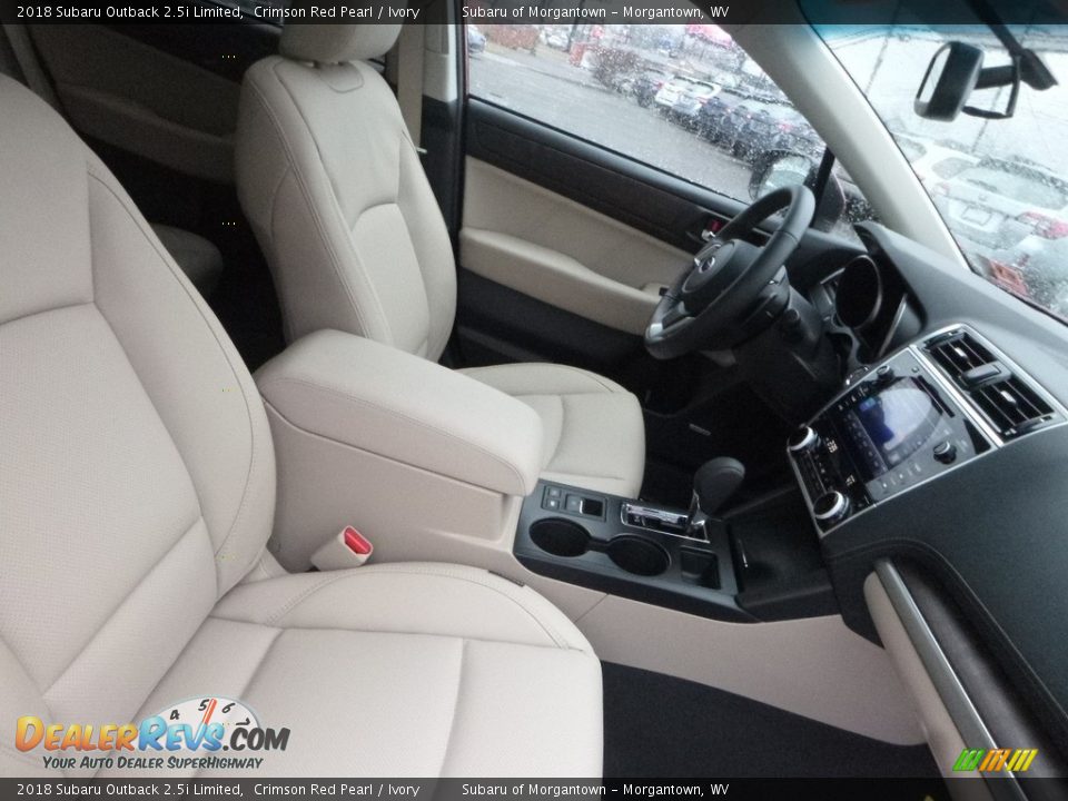 2018 Subaru Outback 2.5i Limited Crimson Red Pearl / Ivory Photo #11