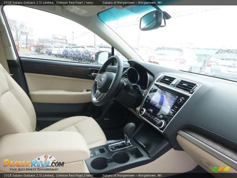 2018 Subaru Outback 2.5i Limited Crimson Red Pearl / Ivory Photo #12