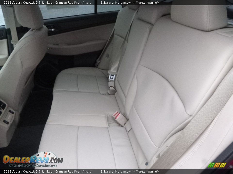 2018 Subaru Outback 2.5i Limited Crimson Red Pearl / Ivory Photo #14