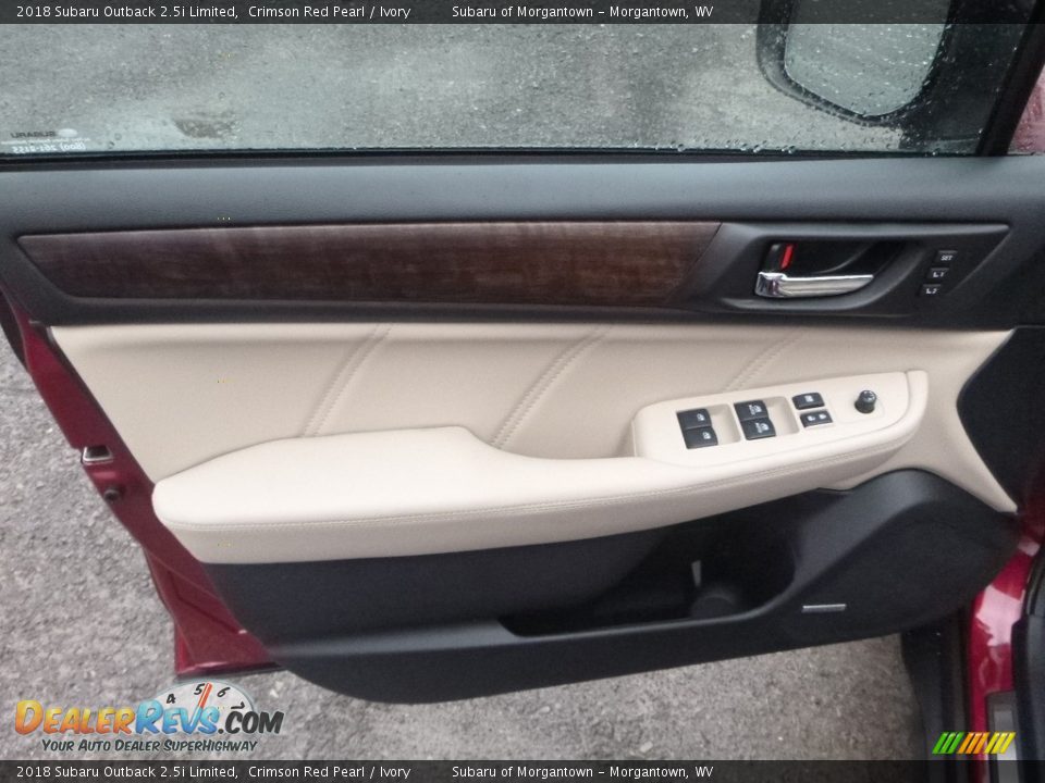 2018 Subaru Outback 2.5i Limited Crimson Red Pearl / Ivory Photo #15