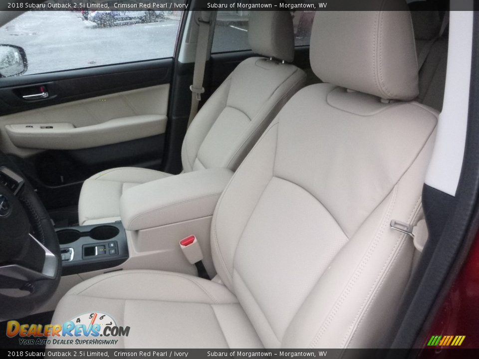 2018 Subaru Outback 2.5i Limited Crimson Red Pearl / Ivory Photo #16