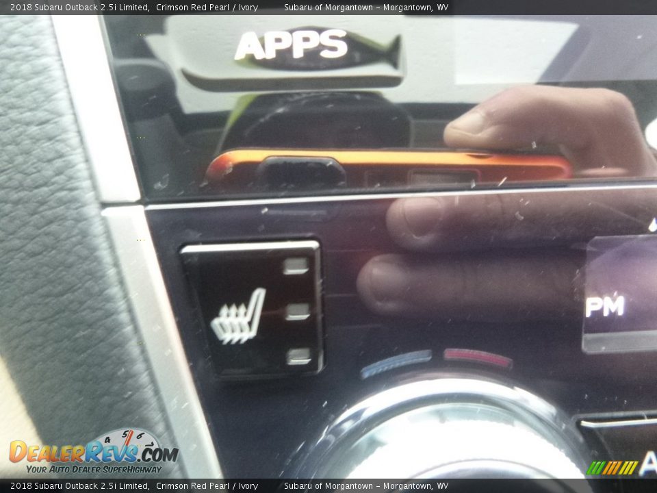 2018 Subaru Outback 2.5i Limited Crimson Red Pearl / Ivory Photo #19