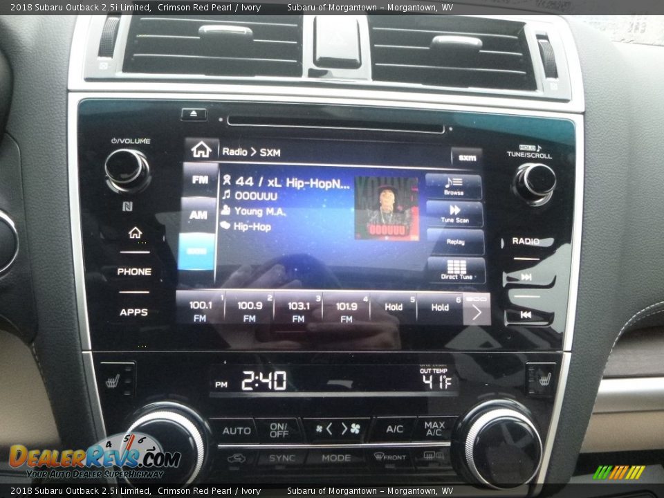 2018 Subaru Outback 2.5i Limited Crimson Red Pearl / Ivory Photo #20