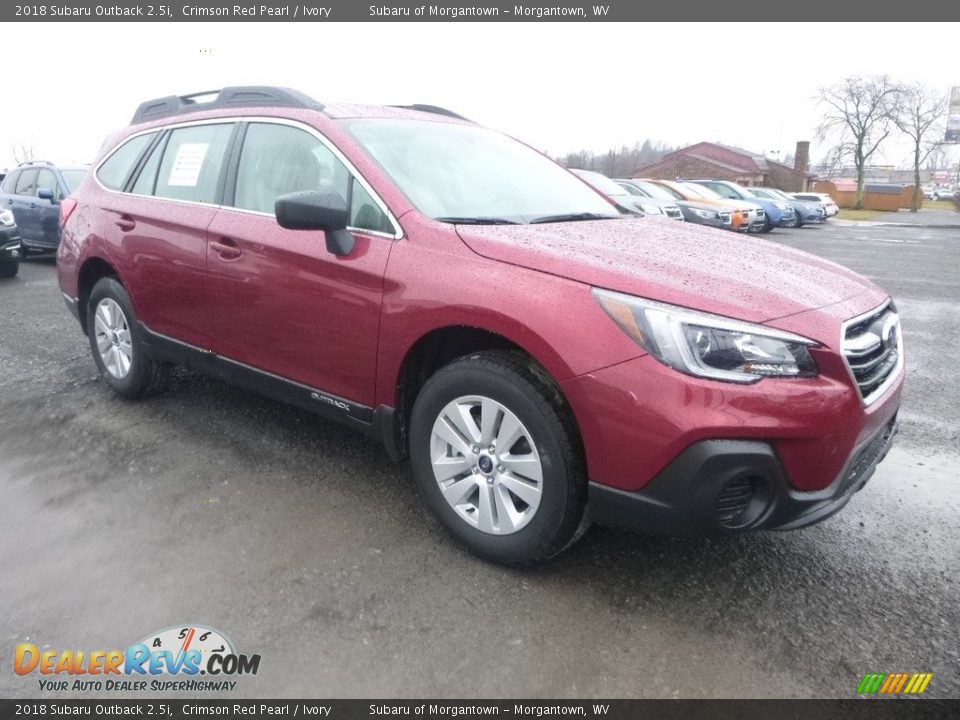 2018 Subaru Outback 2.5i Crimson Red Pearl / Ivory Photo #1