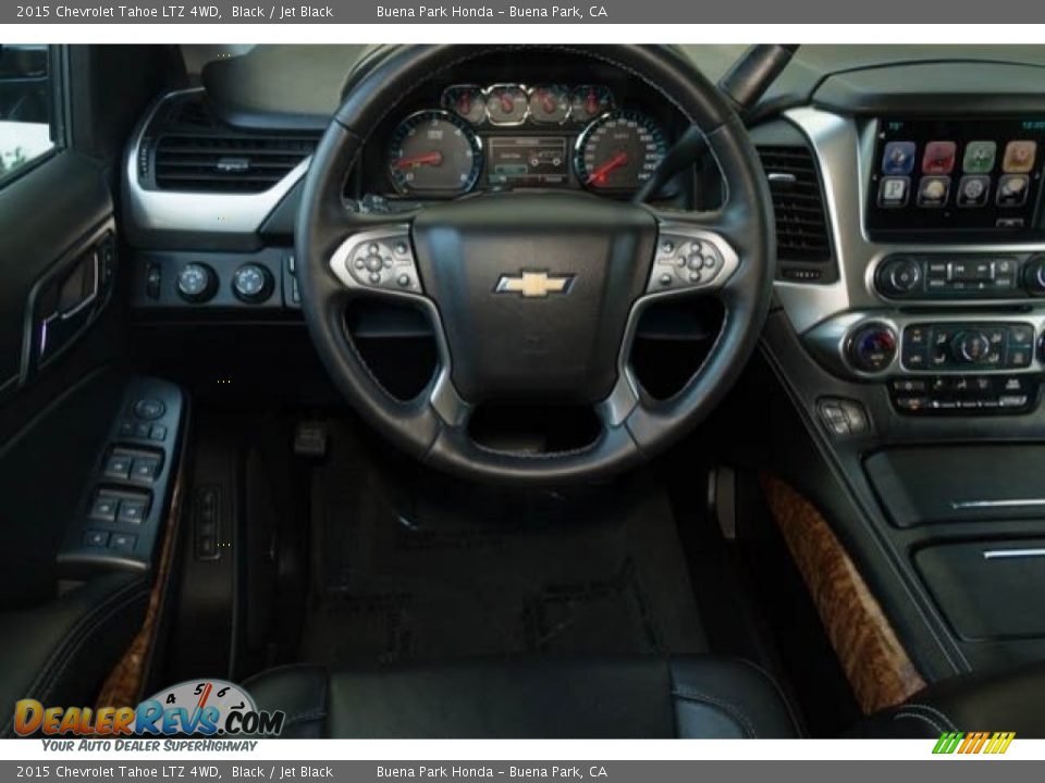 2015 Chevrolet Tahoe LTZ 4WD Black / Jet Black Photo #5