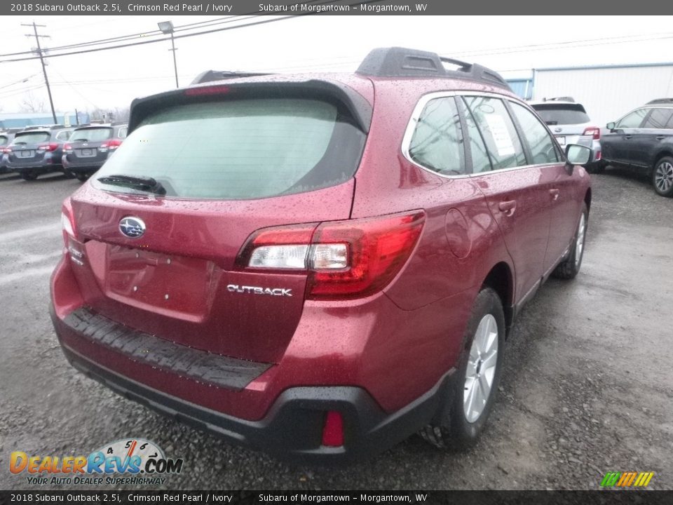 2018 Subaru Outback 2.5i Crimson Red Pearl / Ivory Photo #4