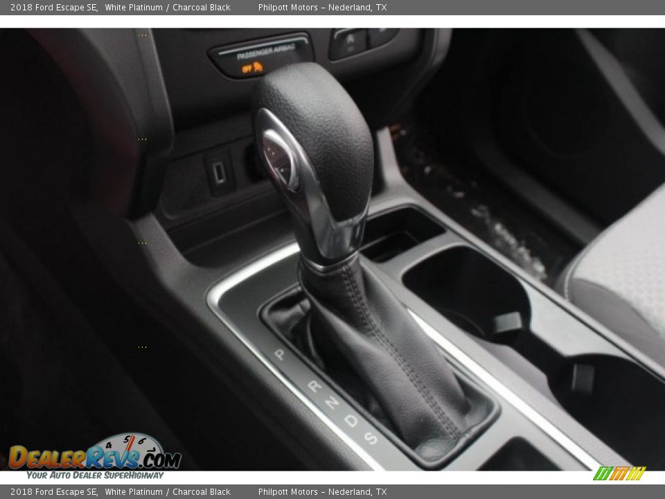 2018 Ford Escape SE White Platinum / Charcoal Black Photo #14