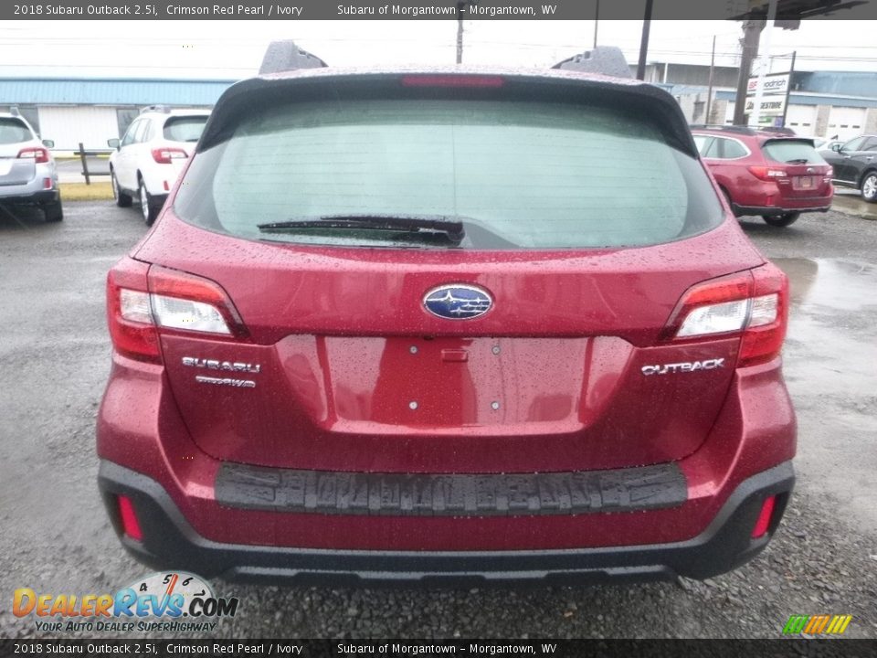 2018 Subaru Outback 2.5i Crimson Red Pearl / Ivory Photo #5