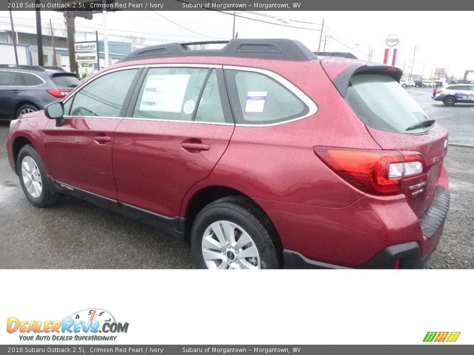 2018 Subaru Outback 2.5i Crimson Red Pearl / Ivory Photo #6