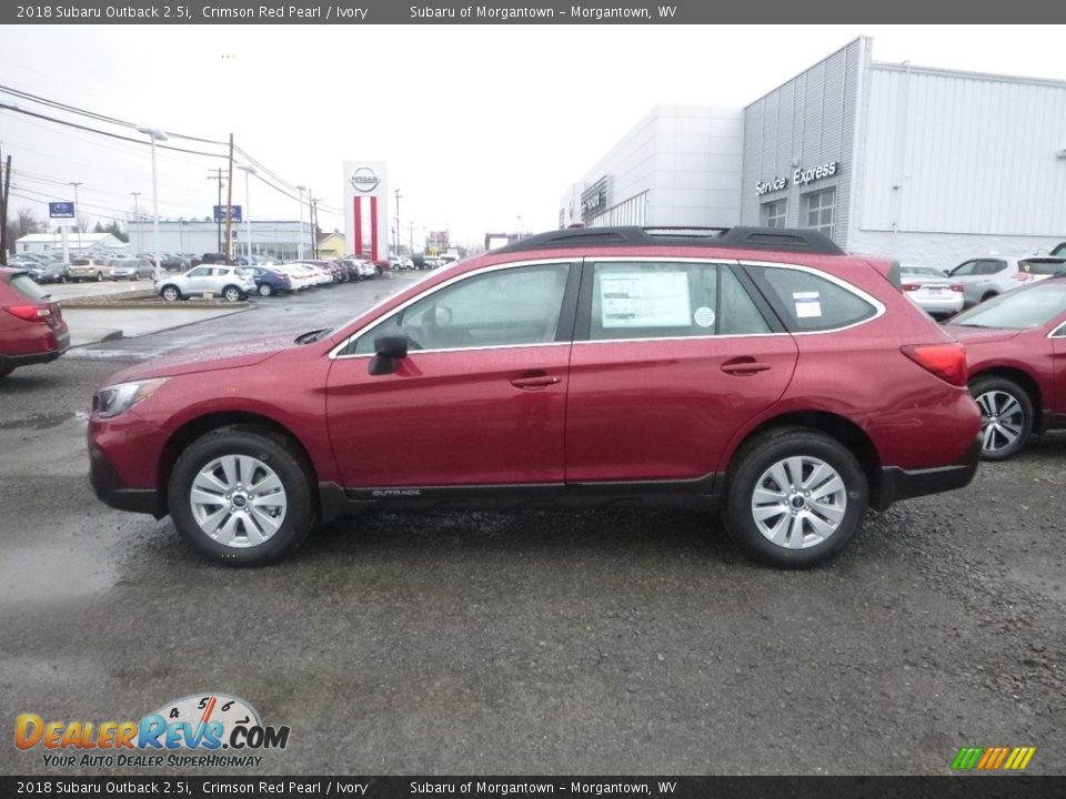 2018 Subaru Outback 2.5i Crimson Red Pearl / Ivory Photo #7