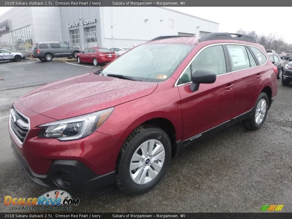 2018 Subaru Outback 2.5i Crimson Red Pearl / Ivory Photo #8