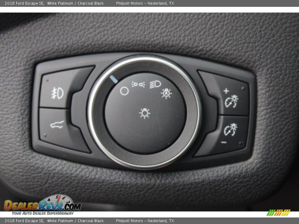 2018 Ford Escape SE White Platinum / Charcoal Black Photo #21