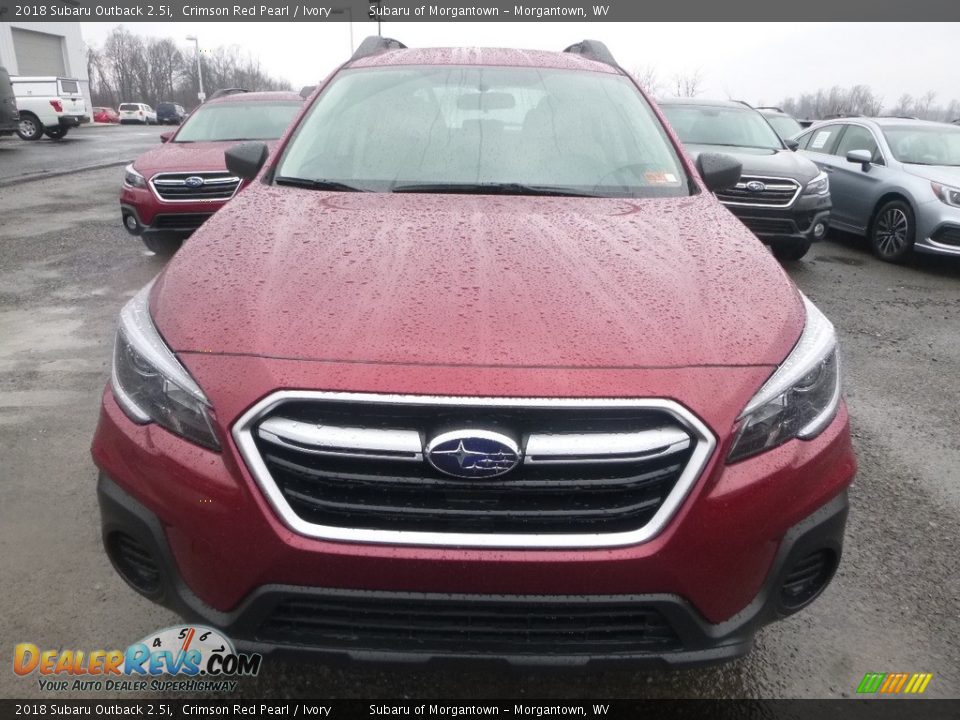 2018 Subaru Outback 2.5i Crimson Red Pearl / Ivory Photo #9