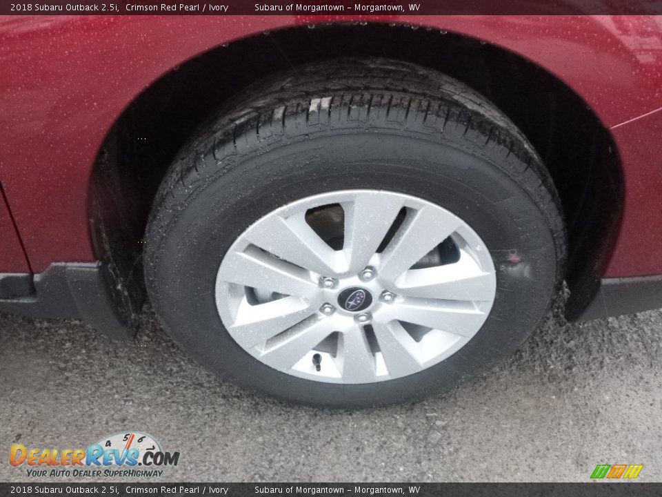 2018 Subaru Outback 2.5i Crimson Red Pearl / Ivory Photo #10