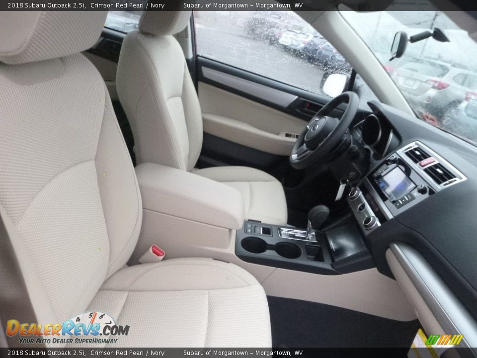2018 Subaru Outback 2.5i Crimson Red Pearl / Ivory Photo #11
