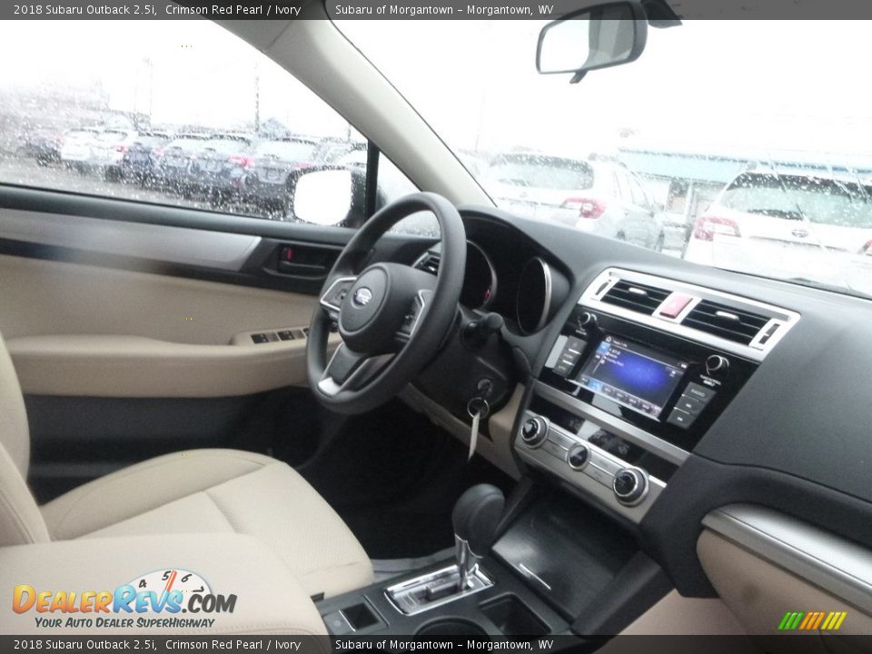 2018 Subaru Outback 2.5i Crimson Red Pearl / Ivory Photo #12