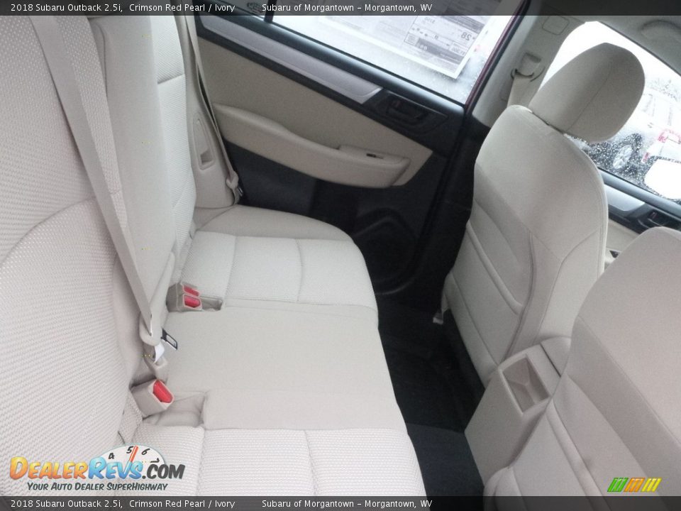 2018 Subaru Outback 2.5i Crimson Red Pearl / Ivory Photo #13