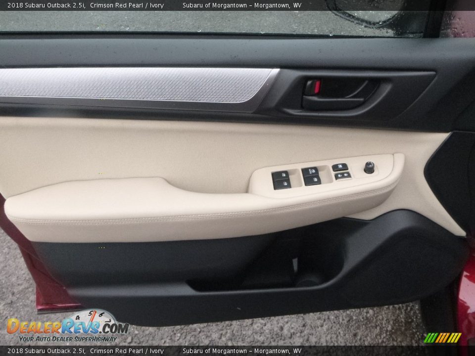 2018 Subaru Outback 2.5i Crimson Red Pearl / Ivory Photo #14