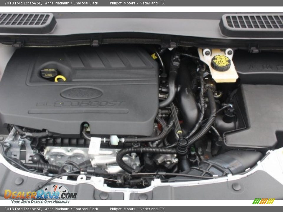 2018 Ford Escape SE White Platinum / Charcoal Black Photo #32