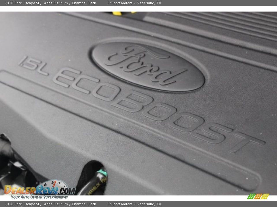 2018 Ford Escape SE White Platinum / Charcoal Black Photo #33