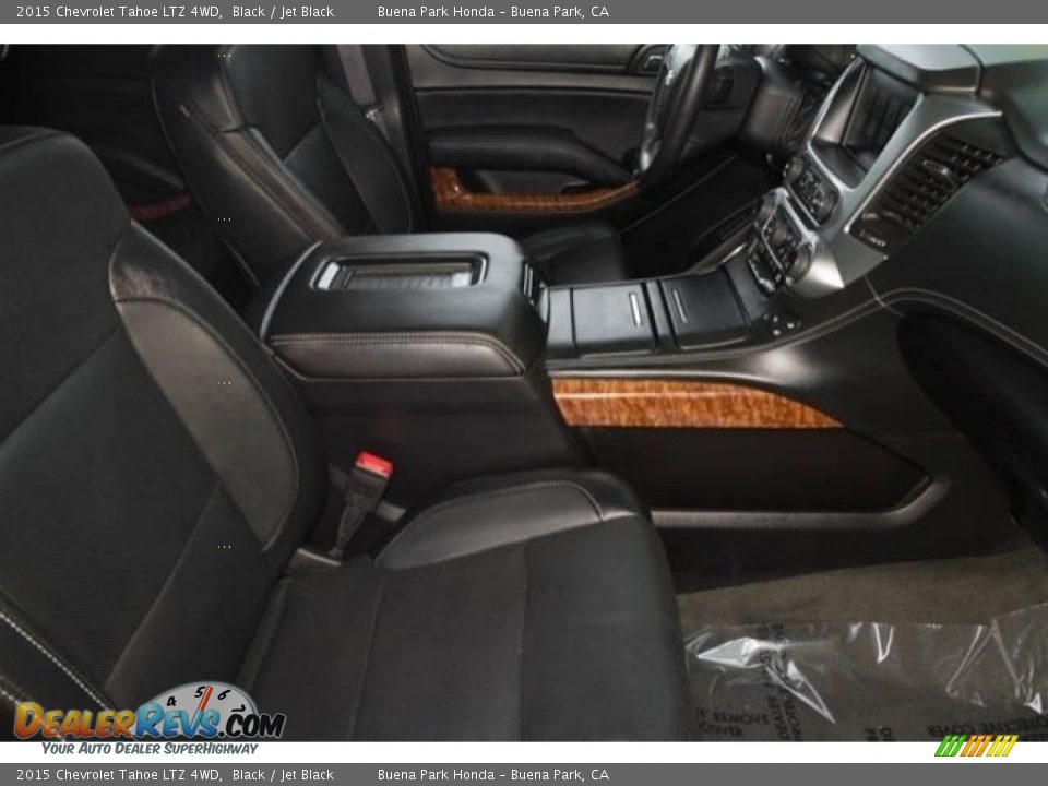 2015 Chevrolet Tahoe LTZ 4WD Black / Jet Black Photo #26