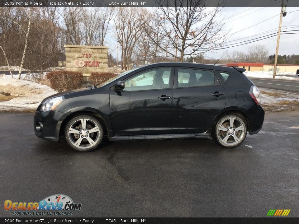 2009 Pontiac Vibe GT Jet Black Metallic / Ebony Photo #1