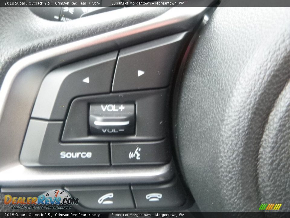 2018 Subaru Outback 2.5i Crimson Red Pearl / Ivory Photo #20