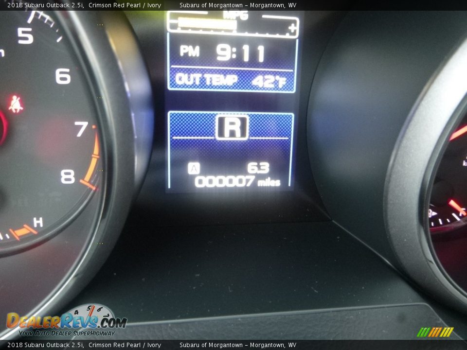 2018 Subaru Outback 2.5i Crimson Red Pearl / Ivory Photo #21