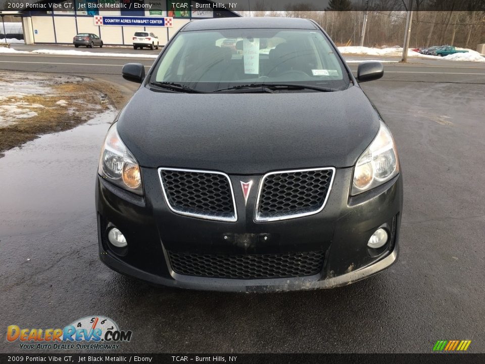 2009 Pontiac Vibe GT Jet Black Metallic / Ebony Photo #2