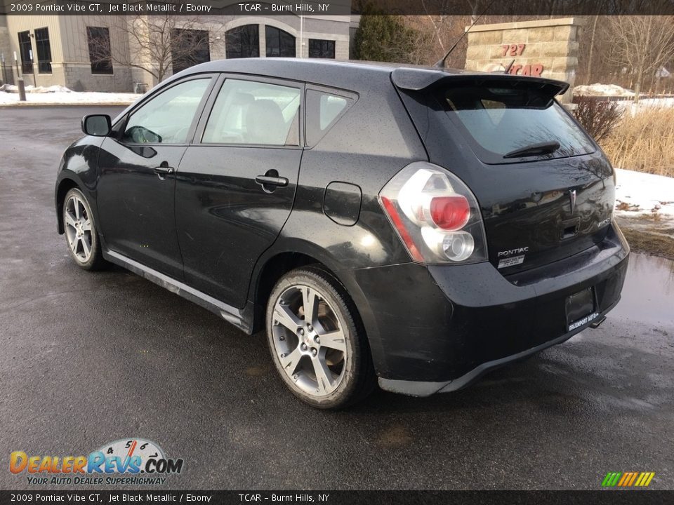 2009 Pontiac Vibe GT Jet Black Metallic / Ebony Photo #6