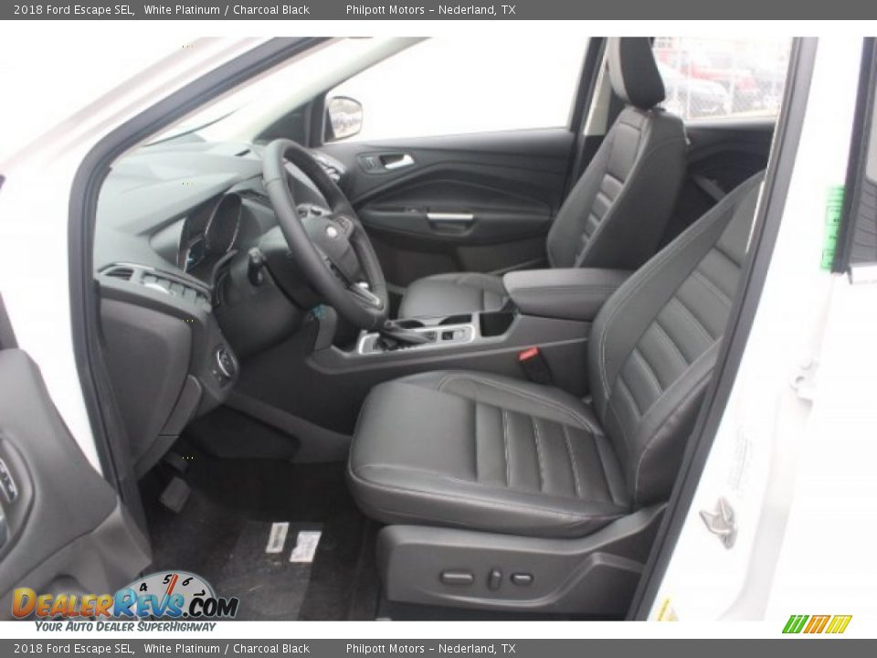 2018 Ford Escape SEL White Platinum / Charcoal Black Photo #13