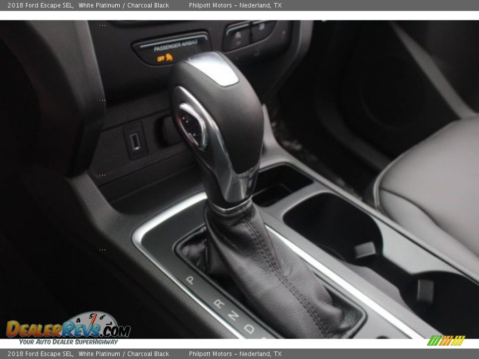 2018 Ford Escape SEL White Platinum / Charcoal Black Photo #14