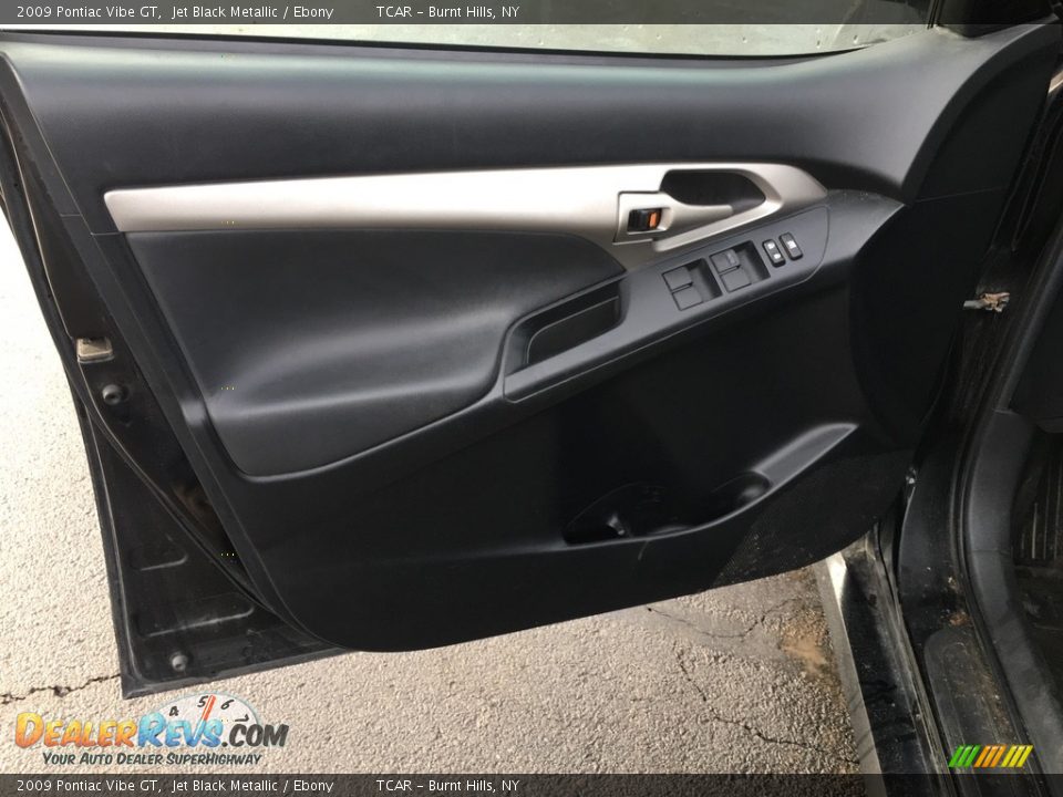 2009 Pontiac Vibe GT Jet Black Metallic / Ebony Photo #7