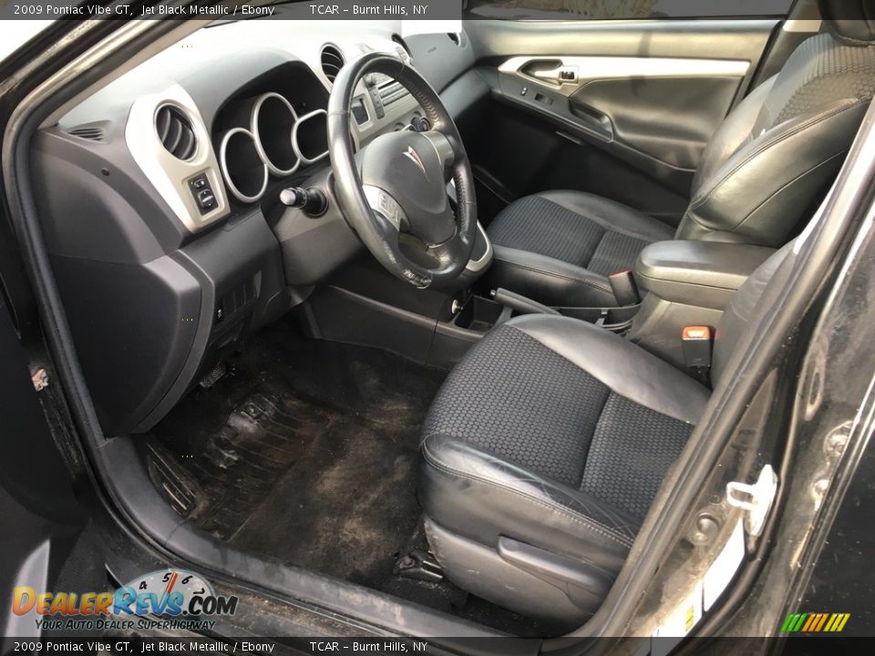 2009 Pontiac Vibe GT Jet Black Metallic / Ebony Photo #8