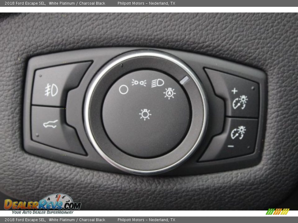 2018 Ford Escape SEL White Platinum / Charcoal Black Photo #21