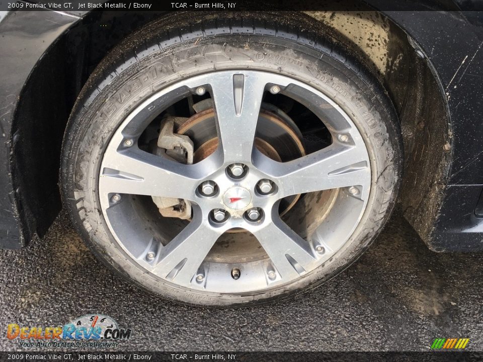 2009 Pontiac Vibe GT Jet Black Metallic / Ebony Photo #13