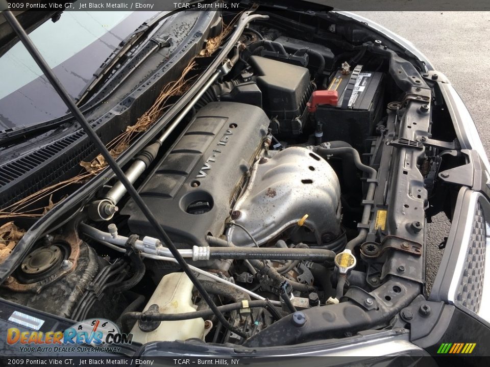 2009 Pontiac Vibe GT Jet Black Metallic / Ebony Photo #14