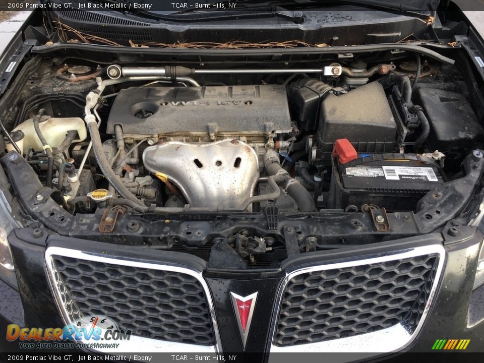 2009 Pontiac Vibe GT Jet Black Metallic / Ebony Photo #15