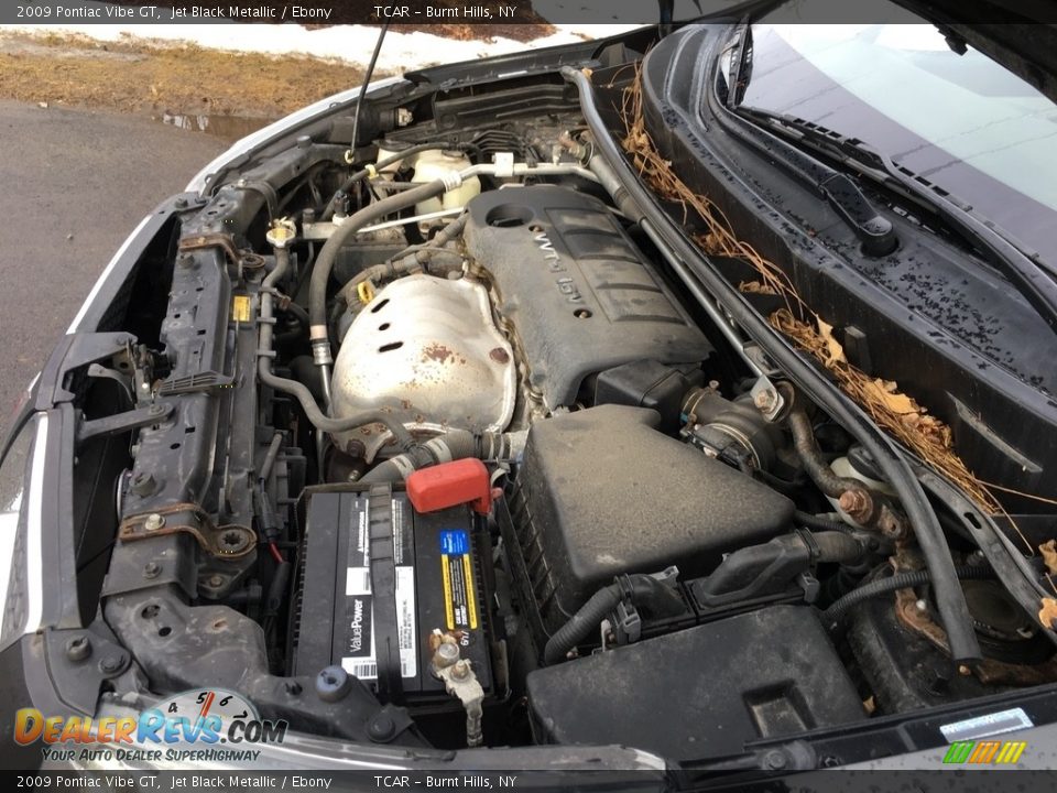 2009 Pontiac Vibe GT Jet Black Metallic / Ebony Photo #16