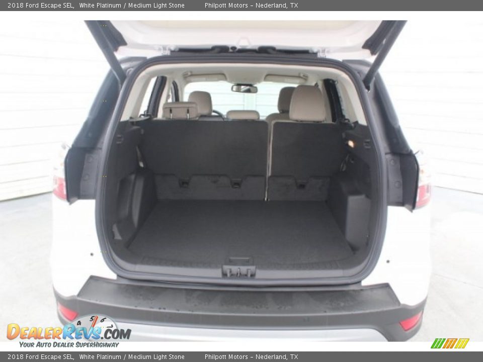 2018 Ford Escape SEL White Platinum / Medium Light Stone Photo #25