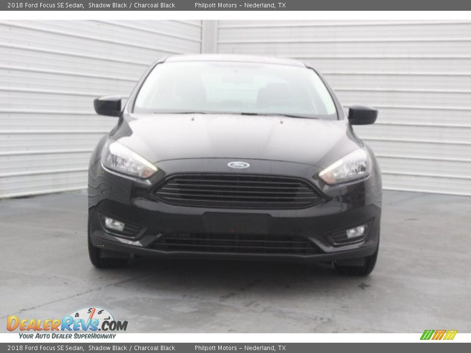 2018 Ford Focus SE Sedan Shadow Black / Charcoal Black Photo #2