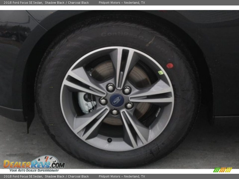 2018 Ford Focus SE Sedan Shadow Black / Charcoal Black Photo #4