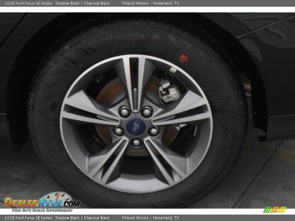 2018 Ford Focus SE Sedan Shadow Black / Charcoal Black Photo #5